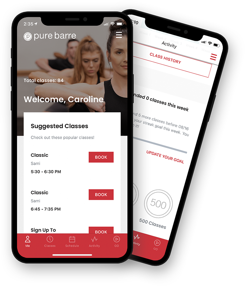Download the Pure Barre App